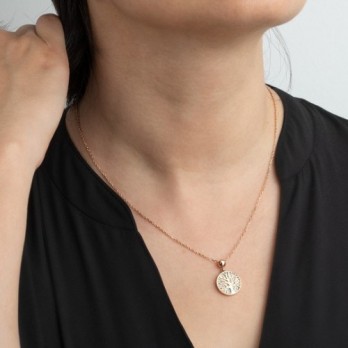 COLAR ÁRVORE DA VIDA AÇO LOTUS STYLE