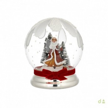 Globo Dhome Pai Natal PVD PRATEADO