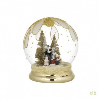 Globo Dhome Cânticos de Natal PVD PRATEADO