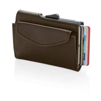 Carteira C-Secure c/ Porta Moedas  Castanho Escuro