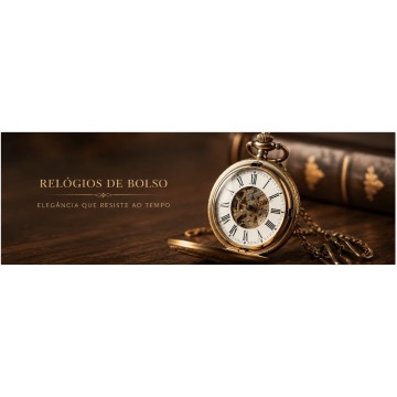 Relógio de Bolso Elegante | Marjoias